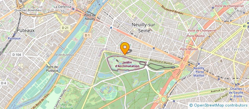 localisation de l'entreprise MAXIMMO à NEUILLY-SUR-SEINE