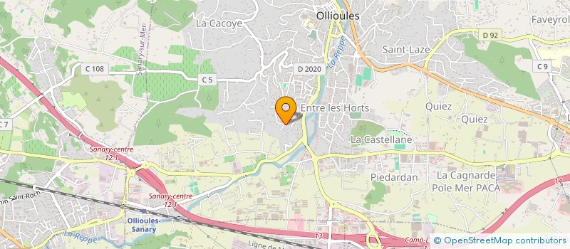 localisation de l'entreprise MAXIMO-PORTAL  OLLIOULES