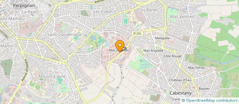 localisation de l'entreprise MAXIMODE  CABESTANY