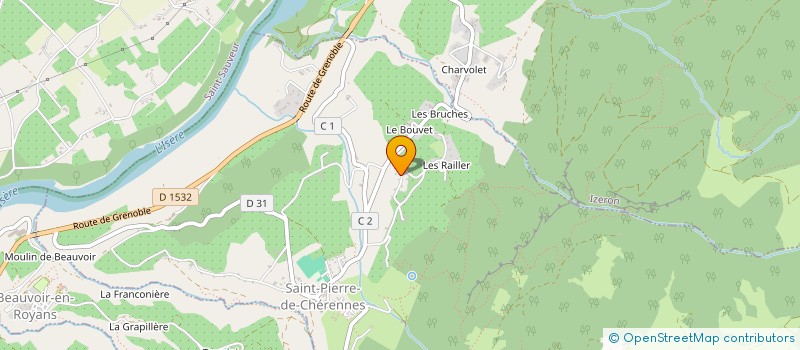 localisation de l'entreprise MAXIMUM 38  SAINT-PIERRE-DE-CHERENNES