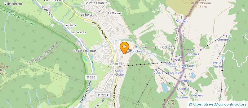 localisation de l'entreprise MAXIMUM à CHATEL