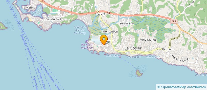 localisation de l'entreprise MAXIMUM KITE  LE GOSIER