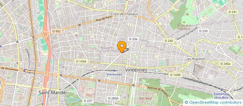 localisation de l'entreprise MAXIMUM OUTDOORS DIVING à VINCENNES