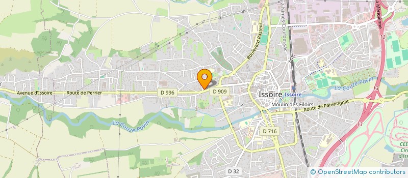 localisation de l'entreprise MAXIMUS  ISSOIRE