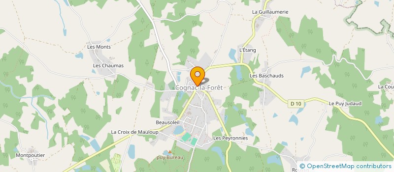 localisation de l'entreprise MAXIMUS ADN à COGNAC-LA-FORET