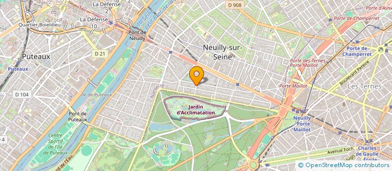 localisation de l'entreprise MAXIMUS WINES à NEUILLY SUR SEINE