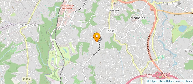 localisation de l'entreprise MAXINE à MOUGINS