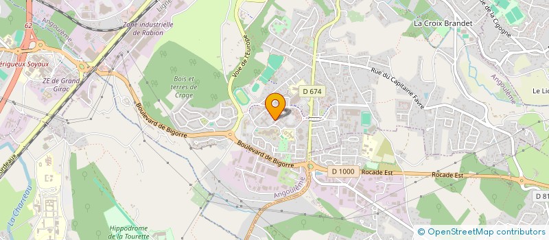 localisation de l'entreprise MAXINET PRESSING à ANGOULEME