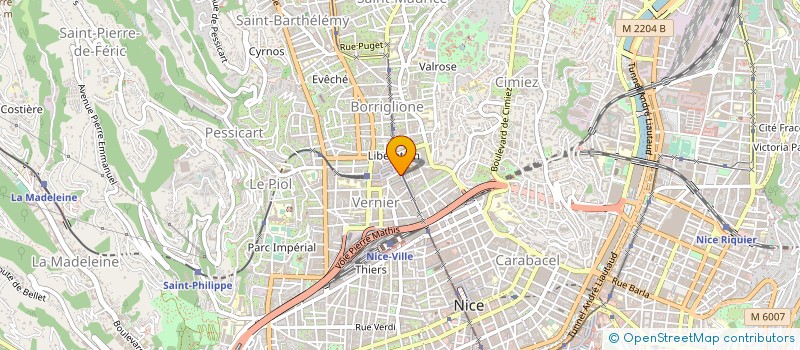 localisation de l'entreprise MAXINFO à NICE