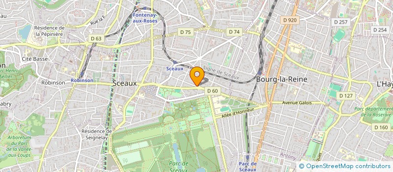 localisation de l'entreprise MAXINOVA SAS à SCEAUX