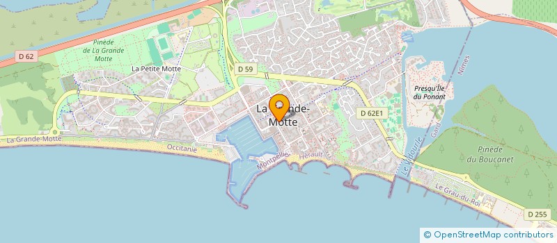 localisation de l'entreprise MAXIPHARM à LA GRANDE-MOTTE
