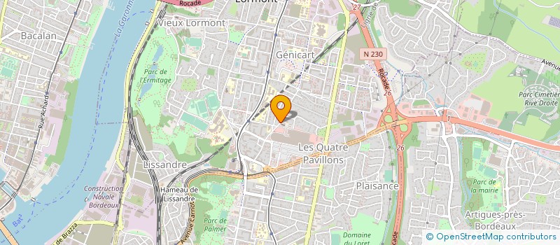 localisation de l'entreprise MAXIPHONIE  LORMONT