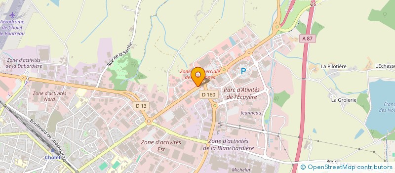 localisation de l'entreprise MAXIPRIX  CHOLET