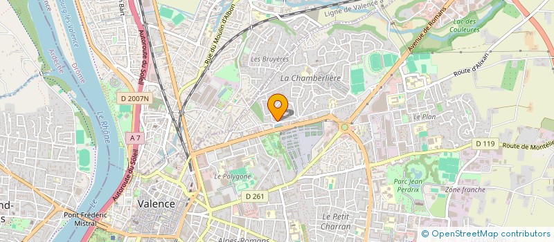 localisation de l'entreprise MAXIPUB à VALENCE
