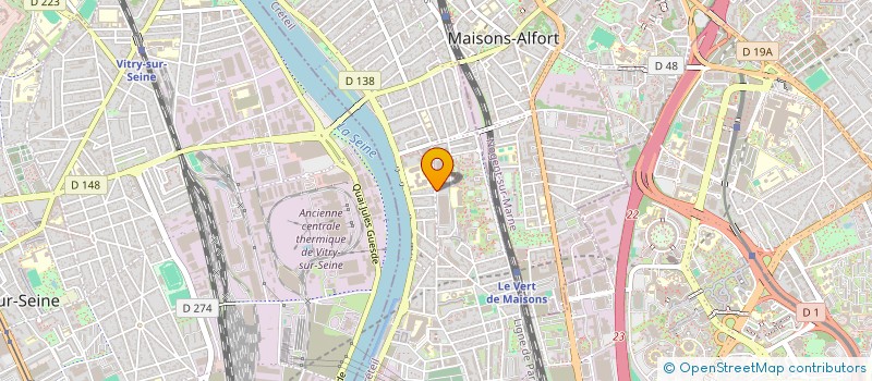 localisation de l'entreprise MAXIRON à ALFORTVILLE