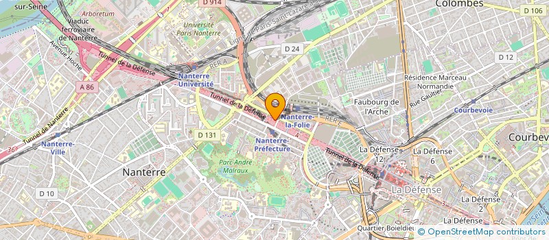 localisation de l'entreprise MAXIS GBN  NANTERRE