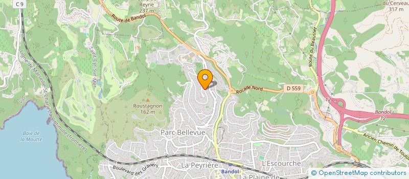 localisation de l'entreprise MAXISEVE à BANDOL