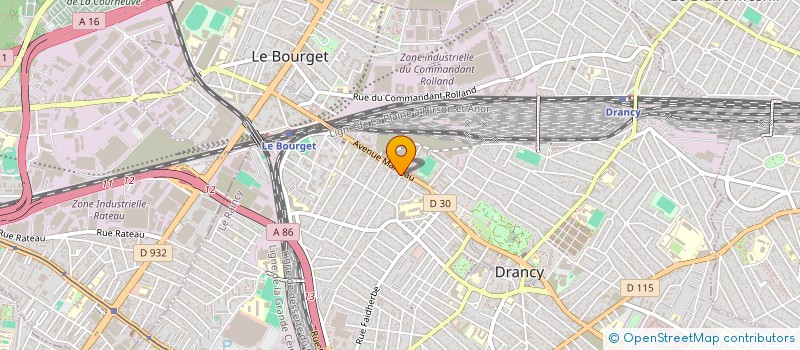 localisation de l'entreprise MAXISO à DRANCY