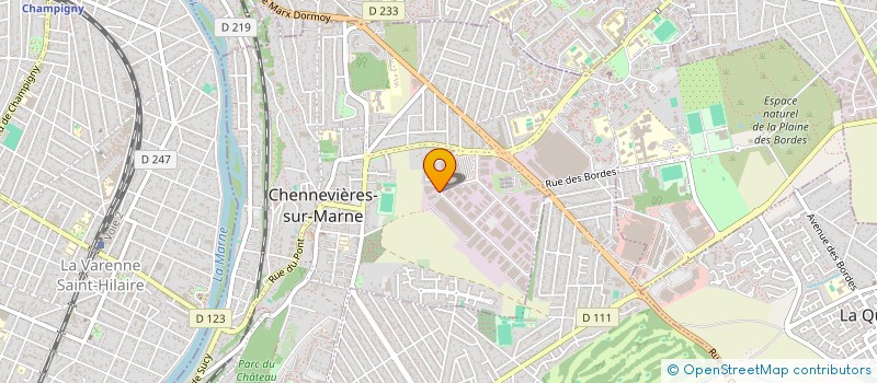 localisation de l'entreprise MAXISTER  CHENNEVIERES-SUR-MARNE
