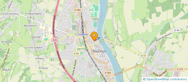 localisation de l'entreprise MAXITECH  TOURNUS