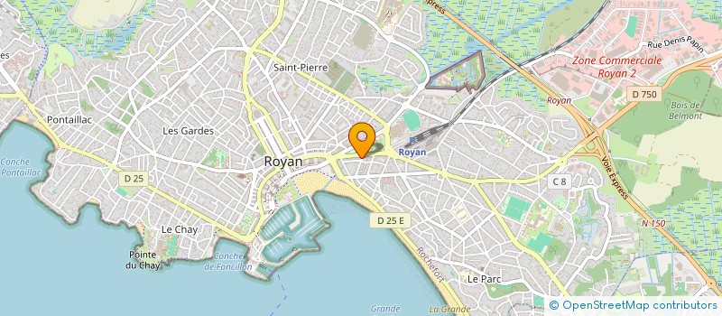localisation de l'entreprise MAXIVAL à ROYAN