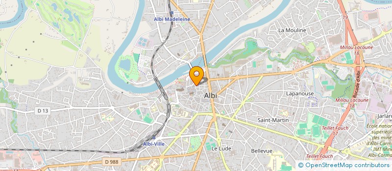 localisation de l'entreprise MAXIVET à ALBI