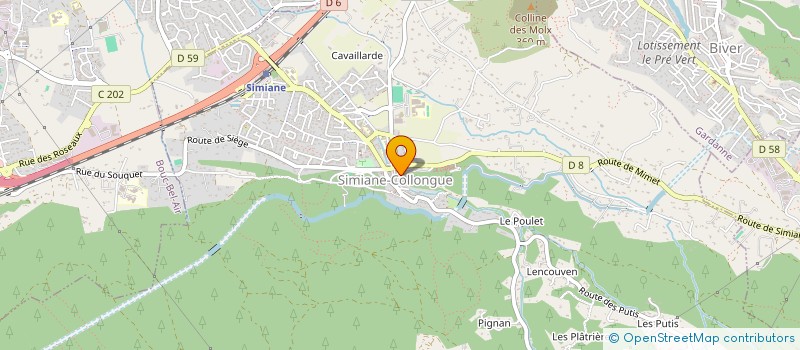 localisation de l'entreprise MAXIVIA COMMUNICATION  SIMIANE-COLLONGUE