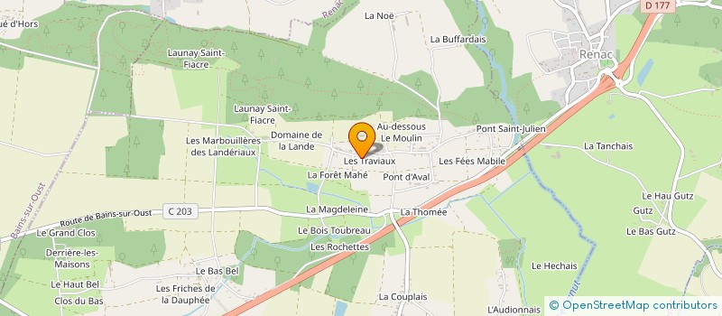localisation de l'entreprise MAXJULY à SAINTE-MARIE