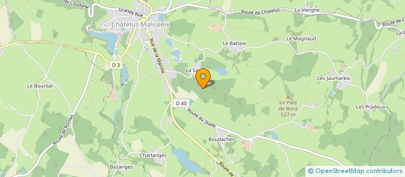 localisation de l'entreprise MAXKEY TECH à CHATELUS-MALVALEIX