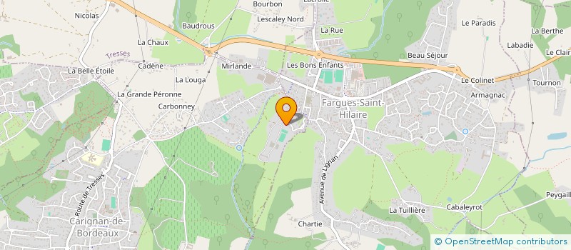 localisation de l'entreprise MAXL INVEST  CARIGNAN DE BORDEAUX