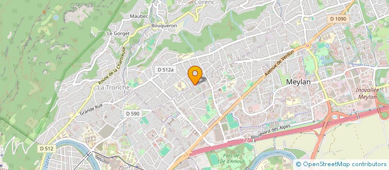 localisation de l'entreprise MAXLOTTE  CORENC