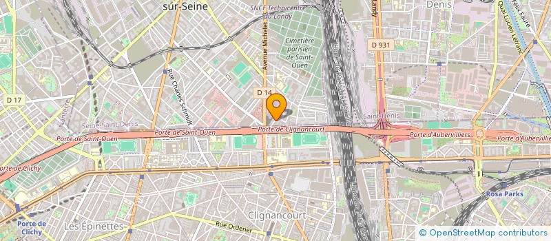 localisation de l'entreprise MAXLOU à SAINT-OUEN-SUR-SEINE