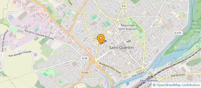 localisation de l'entreprise MAXLOU IMMO  SAINT-QUENTIN