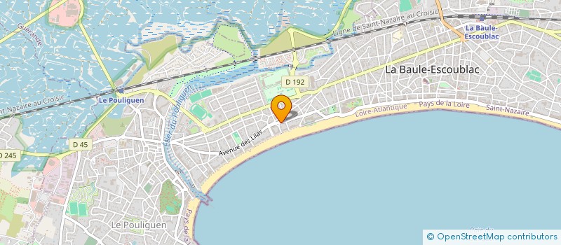 localisation de l'entreprise MAXMA à LA BAULE-ESCOUBLAC