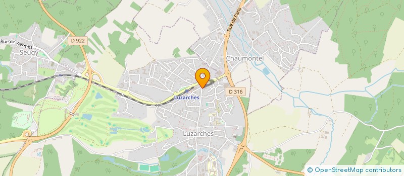 localisation de l'entreprise MAXME à LUZARCHES