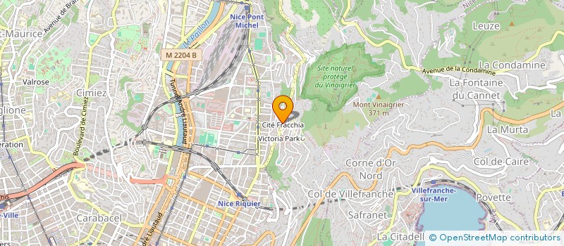 localisation de l'entreprise MAXMER à NICE