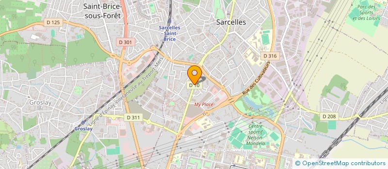 localisation de l'entreprise MAXMIYA à SARCELLES