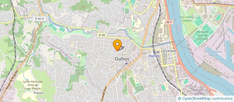 localisation de l'entreprise MAXMOON  OULLINS-PIERRE-BENITE