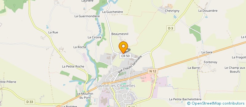 localisation de l'entreprise MAXNOL  JAVRON-LES-CHAPELLES