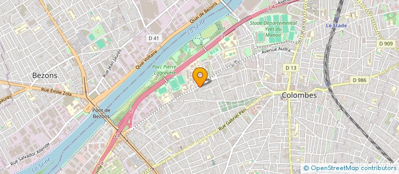 localisation de l'entreprise MAXNOURF à COLOMBES