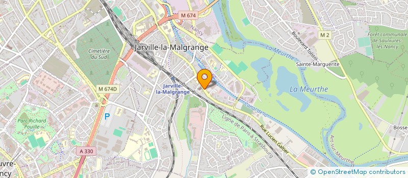 localisation de l'entreprise MAXORA à JARVILLE-LA-MALGRANGE