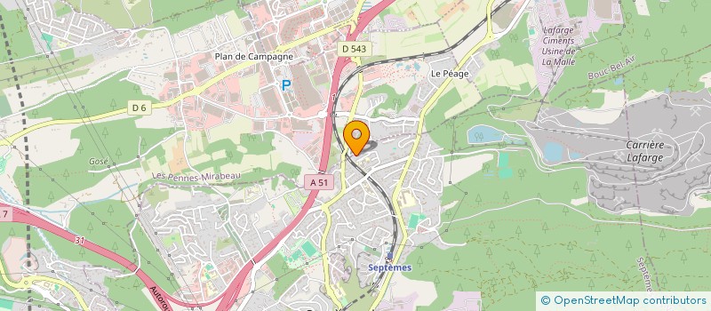localisation de l'entreprise MAXOU 02  SEPTEMES-LES-VALLONS