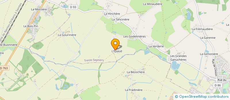 localisation de l'entreprise MAXOU à TREIZE-SEPTIERS