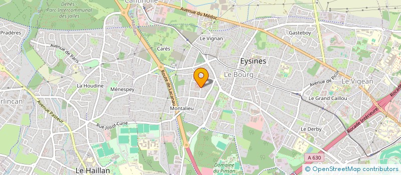 localisation de l'entreprise MAXOWN ADVENT'  EYSINES