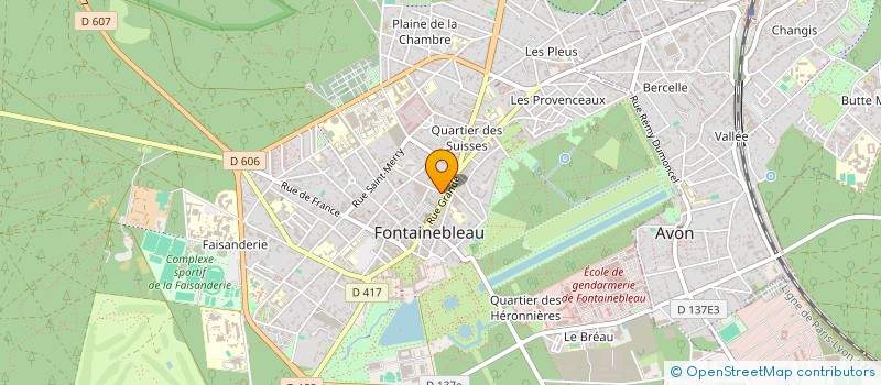 localisation de l'entreprise MAXPALICE  FONTAINEBLEAU