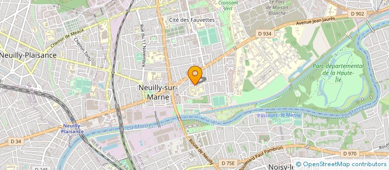 localisation de l'entreprise MAXPERT à NEUILLY-SUR-MARNE