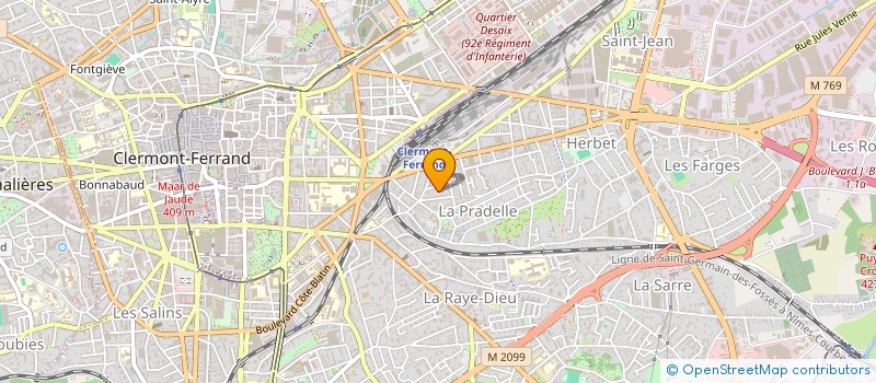 localisation de l'entreprise MAXPHIL  CLERMONT-FERRAND