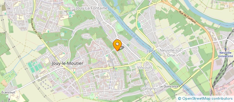 localisation de l'entreprise MAXPRO NETTOYAGE  JOUY-LE-MOUTIER