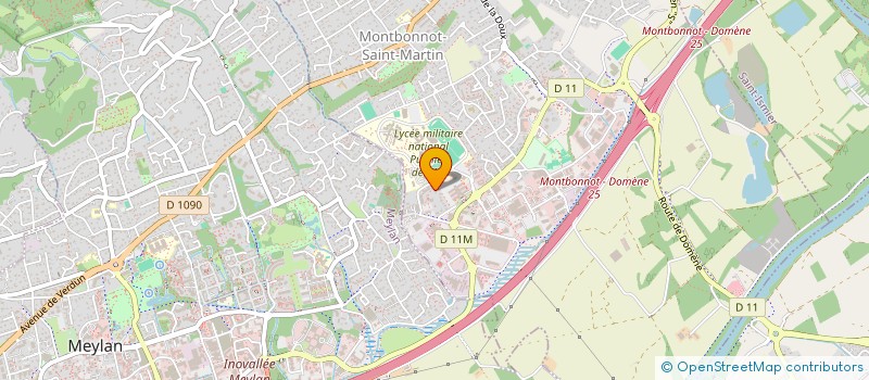 localisation de l'entreprise MAXR IMMOBILIER  MONTBONNOT-SAINT-MARTIN