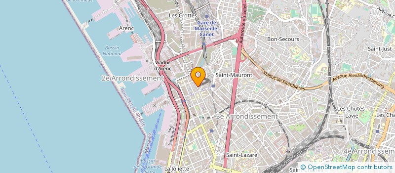 localisation de l'entreprise MAXREND à MARSEILLE